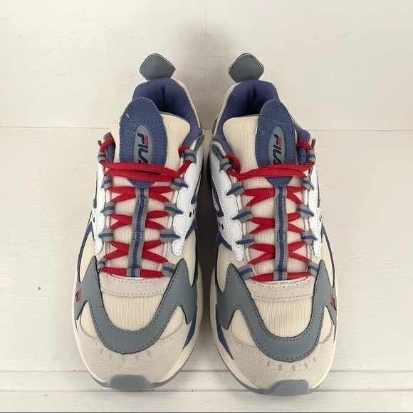 Fila Boveasorus Leather Low Top Sneaker Size 9.5 Women - Picture 3 of 9